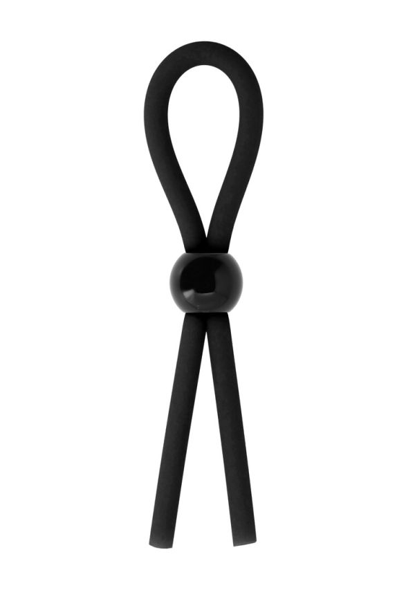 Shots Toys Cockring ajustable silicona negro
