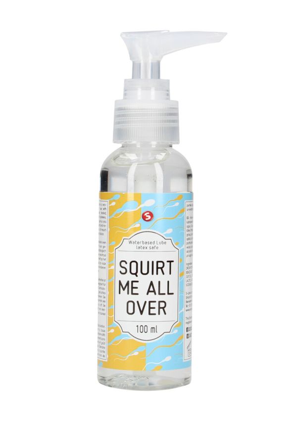 Lubricante Base Agua S-Line Squirt Me All Over 100 ml