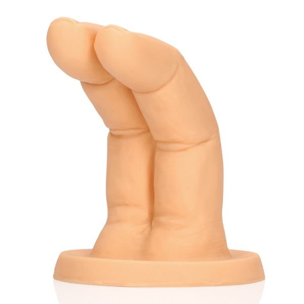 Dildo dedo de novedad Cum Over S-Line, tono carne