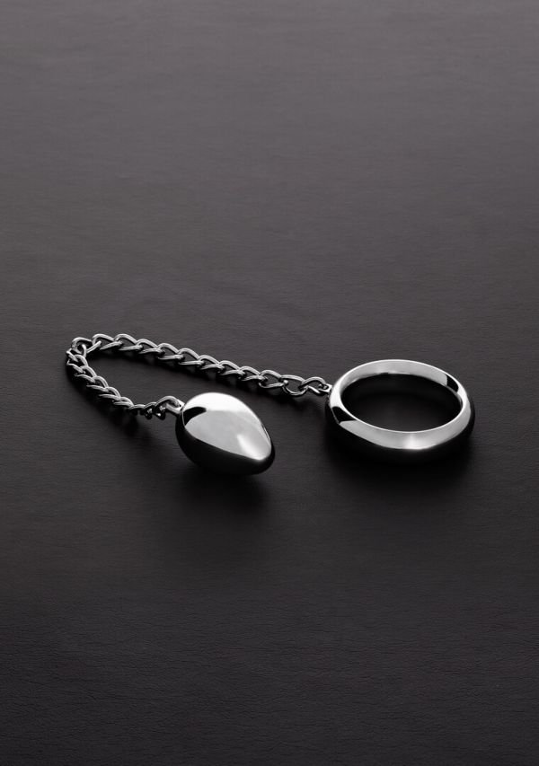 Steel by Shots Donut C-Ring Anal Egg 45mm par