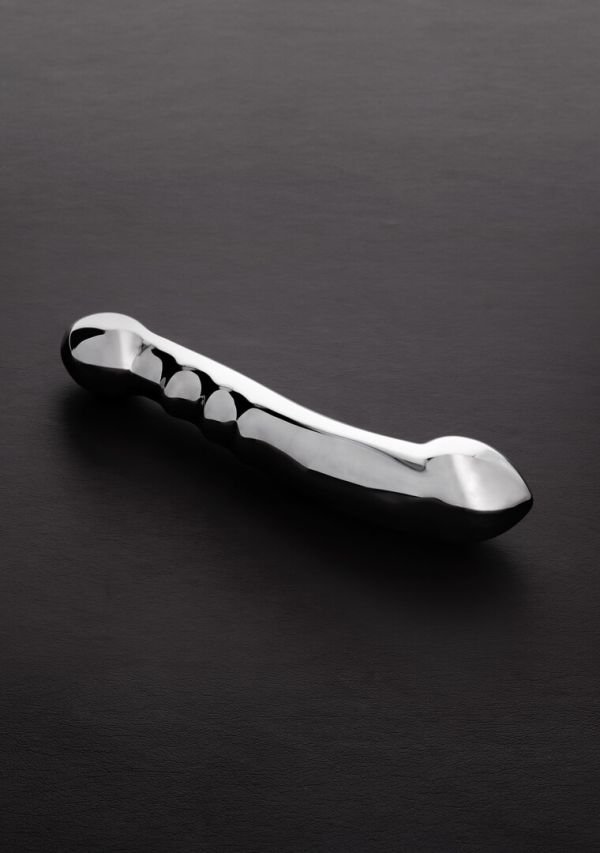 Dildo acero dual-extremo Eleven Steel 27cm