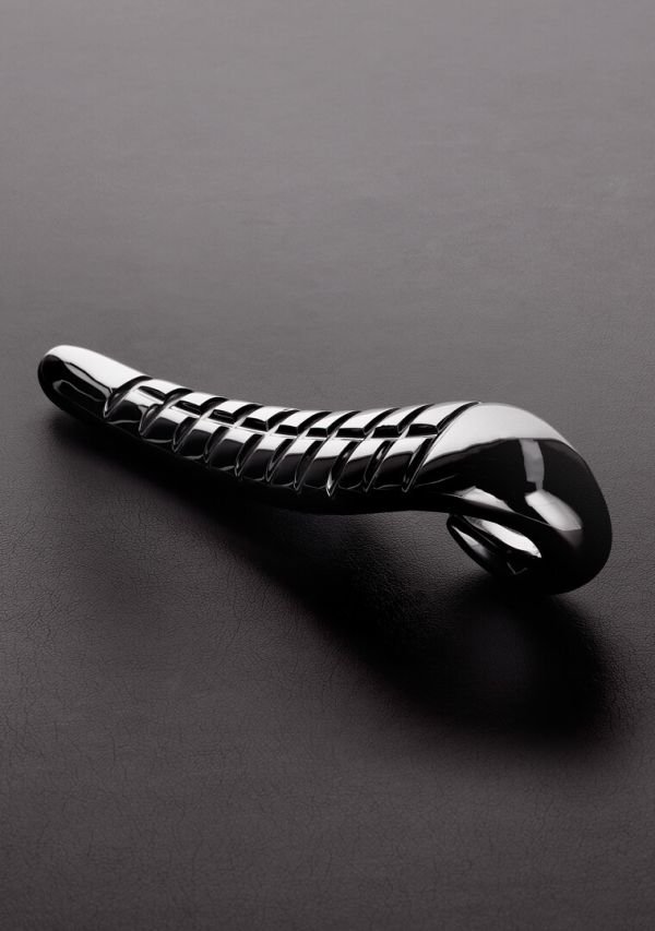 Dildo lengua diablo Steel con crestas