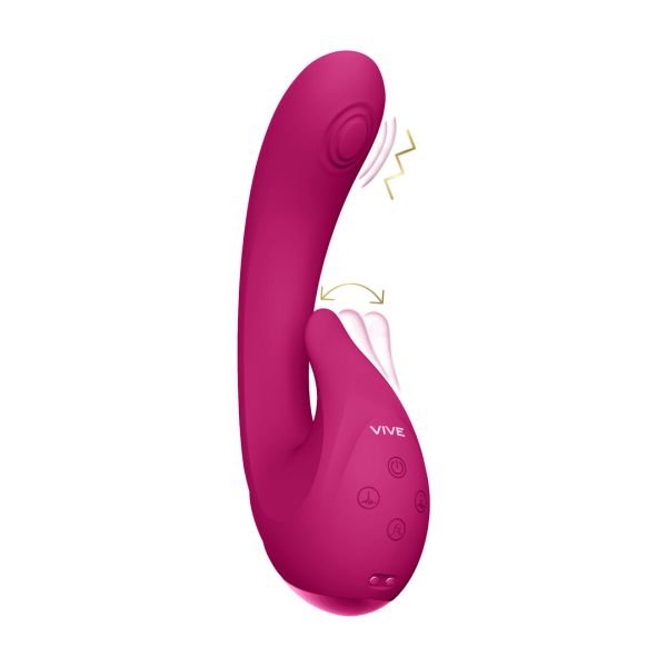 Vibrador punto G VIVE Miki de doble motor