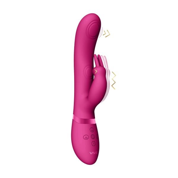 Vibrador Conejito Clitoridiano Onda Pulsátil Dual May VIVE