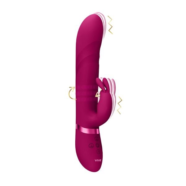 Vibrador Conejito Punto G Bolas Giratorias Nari VIVE