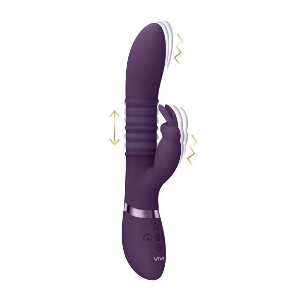 Vibrador Conejito Punto G Anillos Estimulantes Sora VIVE