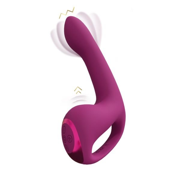 Vibrador Punto G Triple Motor Rosa Riko VIVE