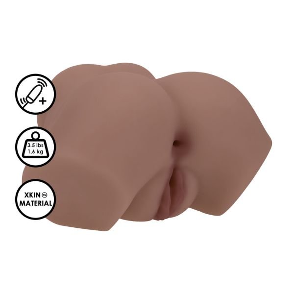 Masturbador Vibrante XKIN Bodyforms Marrón, 1,6kg