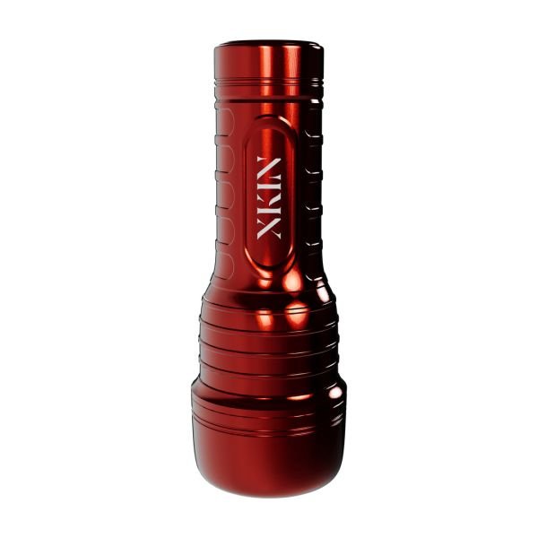Masturbador Anal XKIN Metallix Ryder, 14,5cm Rojo