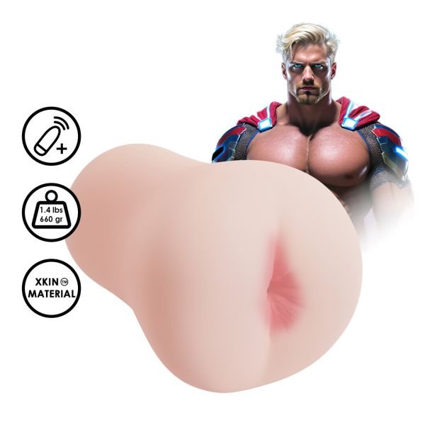 Vibrador Anal Fantasía XKIN Superheroes Cumlander