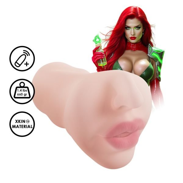 Masturbador bucal XKIN Superheroes Toxica Vibrador